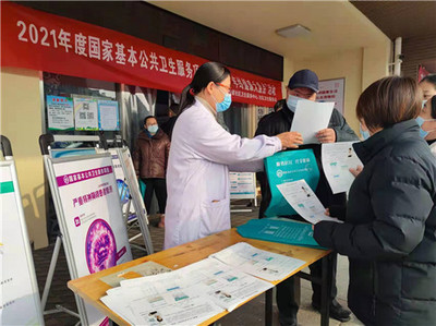 岱庙街道社区卫生服务中心开展“年终健康大盘点”健康咨询服务活动